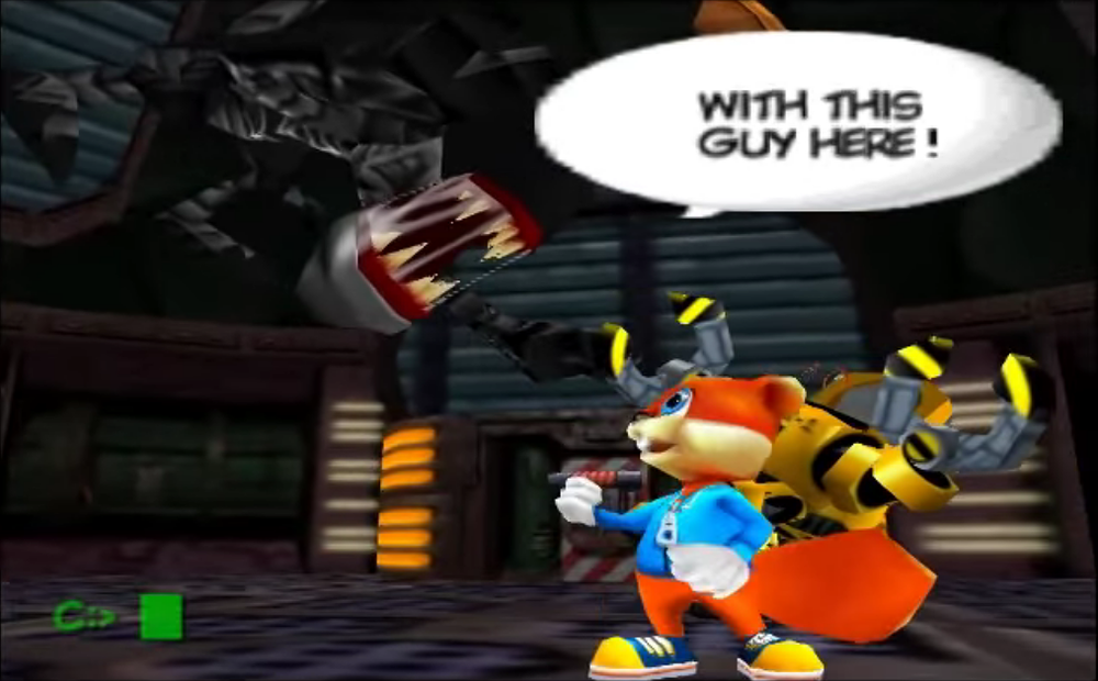 Perfect guest from Conker's Bad Fur Day The final boss a.k.a. Xenomorph Alien Game