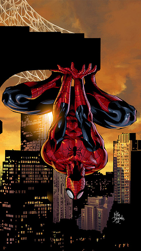 1-iPhone-5-Wallpaper-Comics-spiderman-4
