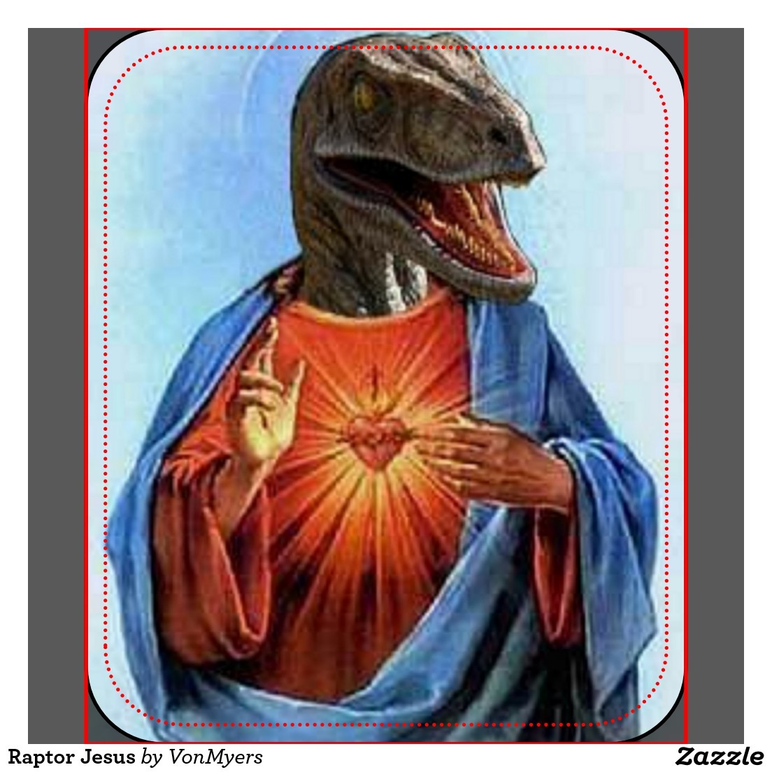 Raptor jesus meme