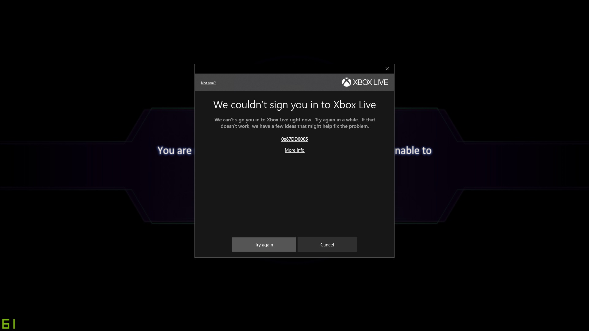 consultant Erge, ernstige fossiel KI unable to sign into XBox Live account. Unable to play online - Game  Suggestions & Feedback - Killer Instinct Forums